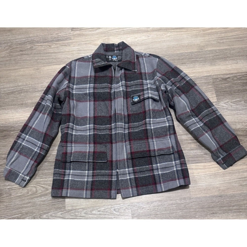 Vintage Original Swanndri Wool Check Jacket Made In New Zealand MEDIUM Bushcraft